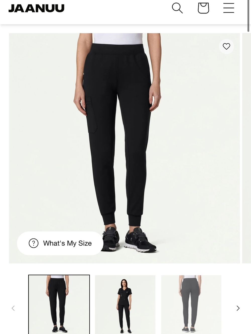 Jaanuu Rubi Slim UltraSOFT Scrub Joggers